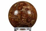 Polished Bird's Eye Jasper (Rhyolite) Sphere - Arizona #354350-1